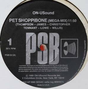 【廃盤12inch】PSB / Pet Shoppibone (Mega-mix)