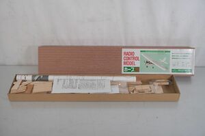 [2-146] 未組立品 ムサシノ模型飛行機研究所 RADIO CONTROL MODEL ホープ26 クラススポーツ機 ラジコン 箱有 取扱説明書付 玩具 ホビー