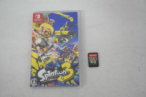 【3-102】 Splatoon3 スプラトゥーン３ ゲームソフト ケース付 Nintendo ニンテンドー 任天堂 Switch スイッチ 現状品 玩具 おもちゃ