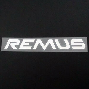 新品・未使用☆REMUS レムス カッティングステッカー 1枚 シルバー 縦27mm×横200mm |ロゴ|デカール|切り文字|切文字|送料無料|匿名配送