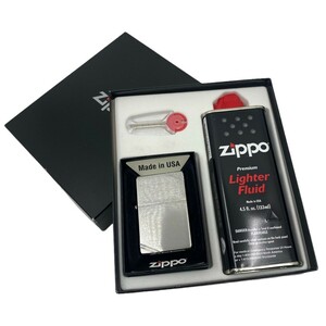 未着火 ジッポー ZIPPO オイルライター ライター USA製 シルバー 24C08