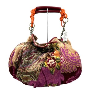  unused Etro shoulder bag floral print peiz Lee Italy made 24C16-B1