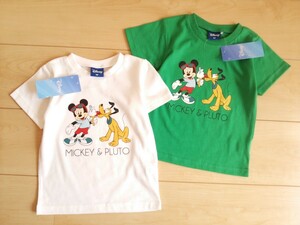 新品ミッキー*子供服Ｔシャツ*未使用ディズニー*送料無料キッズ*Disney半袖プルート