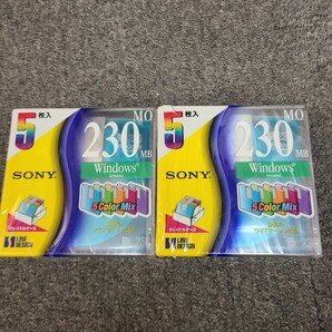 ★送料無料◆未使用　SONY MOディスク5枚入×2パック230MB ソニー◇◆