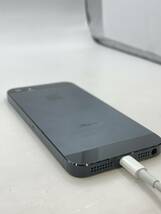 （KT011541）【爆速発送・土日発送可】iPhone 5 ブラック 利用制限 ◯ 1円スタート Apple アイフォン【キャリア・SoftBank】_画像6