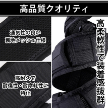 タクティカルベルト モールシステム サバゲー ベルト MOLLE コブラバックル ポーチ セット (迷彩ベージュ)_画像9