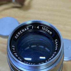 希少 Canon キャノン レンズ SERENAR f:4 100mm ジャンク 当時物 札幌市の画像5