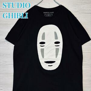 【入手困難】千と千尋の神隠し　カオナシ　Tシャツ　XLサイズ　希少デザイン　ジブリ　ビッグプリント　キャラクター　アニメ　映画　海外