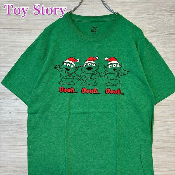 【入手困難】oy Storyトイストーリー　エイリアン　Tシャツ　ウッディー　バズライトイヤー　ピクサー　ディズニー　キャラクター　レア