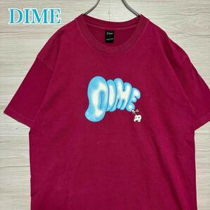 【希少デザイン】DIME ダイム Tシャツ Lサイズ センターロゴ ビッグロゴ ストリート 人気 一点物 おしゃれ 高級