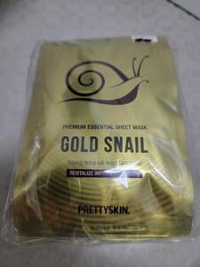 PRETTYSKIN　GOLDSNAIL　エッセンシャルシートマスク