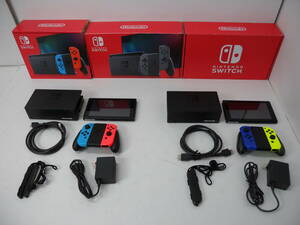 25■120/　NINTENDO　Switch　５台セット　0316