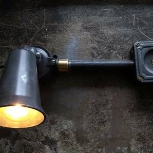 ウォール スポットランプ スイッチ付き ビンテージ インダストリアル Vintage Industrial Wall spot lamp with switchの画像2