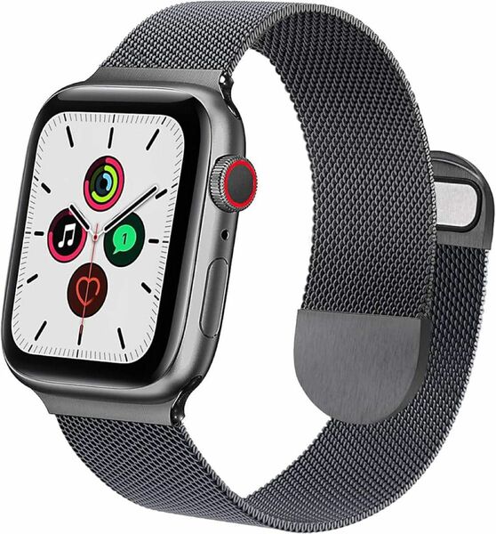 コンパチブル Apple Watch バンド コンパチブル iWatch 通用 スマートウォッチ グレー シンプル ベルト