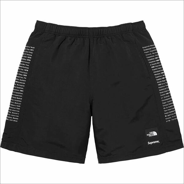 送料無料 L 黒 Supreme The North Face Nylon Short Black 24SS シュプリーム ノースフェイス ナイロン ショーツ Box Logo ボックスロゴ 