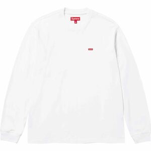 送料無料 XL 白 Supreme Small Box Logo L/S Tee White 24SS シュプリーム スモール ボックスロゴ ロンT Tシャツ ホワイト ステッカー 新品