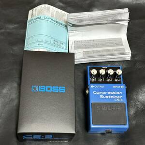 美品★激安即決★BOSS CS-3 Compression Sustainer コンプレッションサスティナー ボス コンプレッサー サスティナー ギター エフェクター