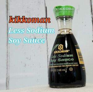 キッコーマン　醤油　Soy Sauce　海外限定　減塩