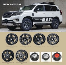 4本セット MUDVANCE07 17x8.0J 6/139.7 +20 FMB TOYO トーヨー オープンカントリー R/T 285/70R17 WL FJクルーザー_画像3