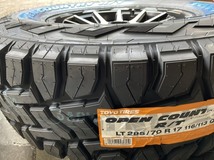 4本セット MUDVANCE06 17x8.0J 6/139.7 +20 MBP TOYO トーヨー オープンカントリー R/T 285/70R17 WL FJクルーザー_画像7