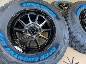 4本セット MUDVANCE06 17x8.0J 6/139.7 +20 BRO TOYO トーヨー オープンカントリー R/T 265/70R17 WL FJクルーザー プラド