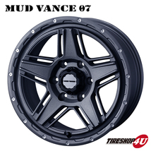 4本セット MUDVANCE07 18x8.0J 6/139.7 +20 GRAY MONSTA MUD WARRIOR M/T 285/60R18 ホワイトレター FJクルーザー_画像2