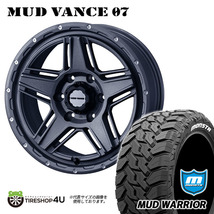 4本セット MUDVANCE07 18x8.0J 6/139.7 +20 GRAY MONSTA MUD WARRIOR M/T 285/60R18 ホワイトレター FJクルーザー_画像1