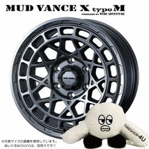 4本セット MUD VANCE X TypeM 16x6.5J 6/139.7 +38 MGM MUDSTAR RADIAL M/T 215/70R16 ホワイトレター ハイエース 200系_画像2