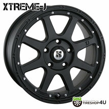 4本セット XTREME-J 18x8.0J 5/114.3 +40 FBK Comforser CF3000 F2 M/T 265/60R18 ブラックレター エクスプローラー_画像2