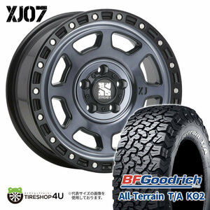 4本セット XTREME-J XJ07 16x7.0J 5/114.3 +35 GBM BFGoodrich All-Terrain T/A KO2 235/70R16 ホワイトレター デリカD5