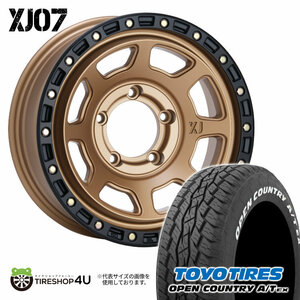 4本セット XTREME-J XJ07 16x6.0J 5/139.7 -5 MBR TOYO OPEN COUNTRY A/T EX 215/70R16 ホワイトレター ジムニーシエラ ワイド JB74W