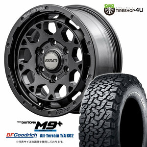 4本セット RAYS DAYTONA M9+ SpecM 17x8.0J 6/139.7 +20 AOJ BFGoodrich All-Terrain T/A KO2 265/70R17 ホワイトレター プラド トライトン