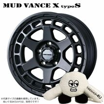 4本セット MUD VANCE X TypeS 17x7.0J 5/114.3 +38 FMB MUDSTAR RADIAL M/T 245/65R17 ホワイトレター ハリアー RAV4_画像2