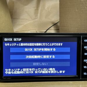 トヨタ純正 ナビ NSZT-W68T 7インチ 24年3月30日地図更新済 MOD期限内 DVD再生 フルセグ Bluetooth オーディオハンズフリー 送料無料の画像1