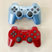 【ジャンク/2個セット】SONY PS3R専用 ワイヤレスコントローラー(DUALSHOCK3) 振動機能 6軸検出システム 無線(Bluetooth)、有線(USB)接続_画像1