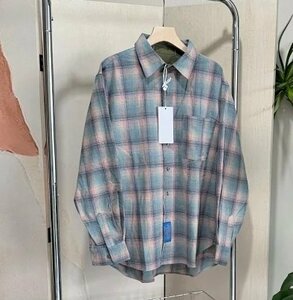 MAISON MARGIELA メゾンマルジェラ シャツ 長袖 メンズ レディース カジュアル チェック柄 画像通りS