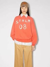 acne studios アクネストゥディオズ トップス パーカー レディース メンズ カジュアル オレンジＭ_画像7