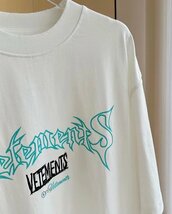 VETEMENTS ヴェトモン トップス Tシャツ メンズ ストリート ユニセックス カジュアル ホワイトＭ_画像4