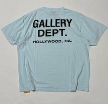 Gallery Dept ギャラリーデプト Tシャツ 半袖 トップス メンズ レディース ストリート サンマー ブルーＭ_画像1