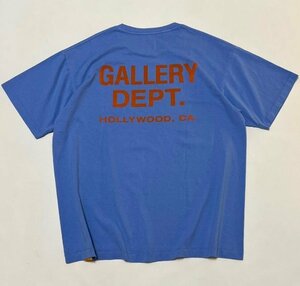 Gallery Dept ギャラリーデプト Tシャツ 半袖 トップス メンズ レディース サンマー ブルーＭ