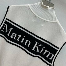 Matin Kim マーティンキム ニットセーター ベスト レディース カジュアル ストリート ホワイトＳ_画像4