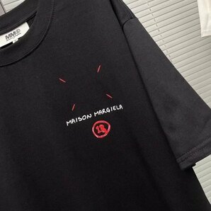 Maison Margiela メゾン マルジェラ トップス Tシャツ メンズ レディース シンプル ブラック Mの画像5