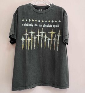 SAINT MICHAEL セントマイケル Tシャツ メンズ レディース トップス ストリート ブラックＭ