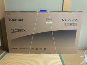 未開封　TOSHIBA(東芝)　REGZA レグザ　43V型 4K 液晶テレビ 43C350X