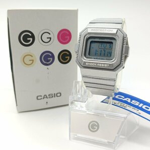 未使用品 CASIO／カシオ G-shock mini GMN-550-8BJR シルバー 腕時計の画像1
