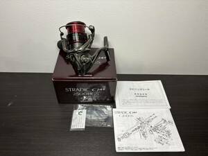 ☆1円スタート☆シマノ ストラディックci4+ 2500HGS SHIMANO STRADIC スピニングリール ハンドルノブ変更品 バス釣り ティップランなどに！