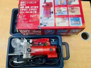 Z-17165Y 【1000円スタート】 トリマ　EWT-400　藤原産業　電動工具　ケース付き 通電のみ確認 ジャンク扱い