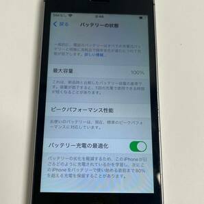 C-311Y 【中古】iPhone SE 第一世代 MP822J/A 32GB スペースグレー softbank〇 SIMロック IMEI：353848087400839の画像3