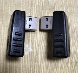 USB/A L字コネクタ 2個