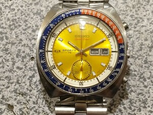 人気のペプシ！SEIKO, speed timer,5SPORTS,美ヴィンテージ、完動品！フルオリジナルです。